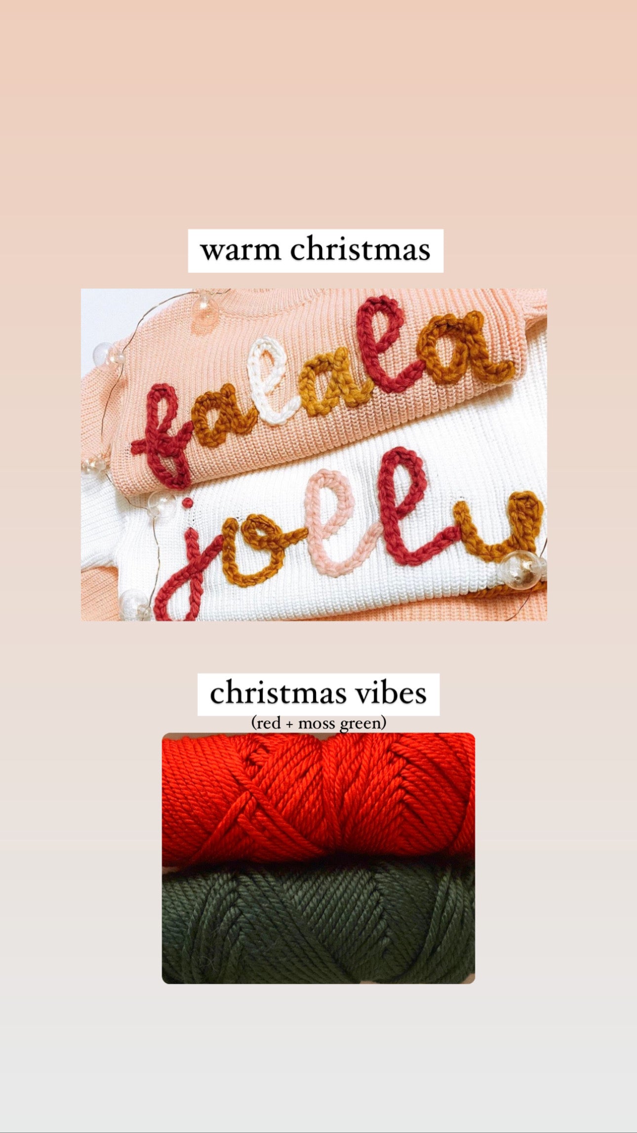 Customized Knitted Sweater